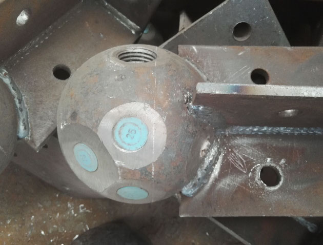 那曲螺栓球球塞，网架配件